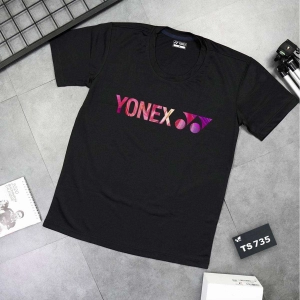 Áo cầu lông Yonex nam đen - Mã 735