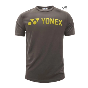 Áo cầu lông Yonex RM 1007 xám chữ vàng chính hãng