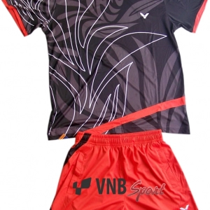 Bộ Victor 2013 - Áo đen quần cam