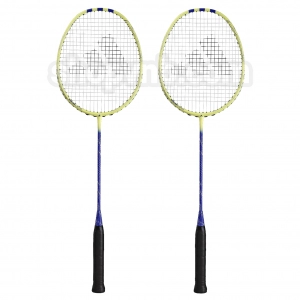 Cặp vợt cầu lông Adidas E Aktiv 1 Sonic Aqua - Xanh dương Vàng chính hãng