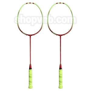 Cặp vợt cầu lông Adidas Spieler W09.1 Scralet - Đỏ xanh lá chính hãng