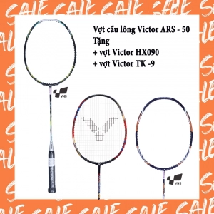 Combo mua vợt cầu lông Victor ARS - 50 tặng vợt Victor HX090   vợt Victor TK -9