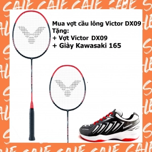 Combo mua vợt cầu lông Victor Drivex 09 tặng vợt Victor Drivex 09   giày Kawasaki 165