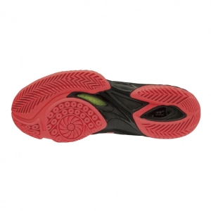 Giày cầu lông Mizuno Wave Claw EL - Đen đỏ (Mã JP)