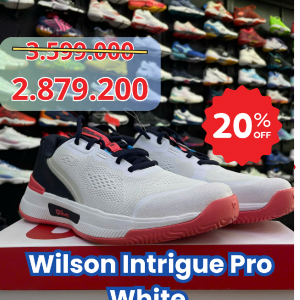 Giày Tennis Wilson Intrigue Pro White chính hãng (WRS335840) - Size: 39