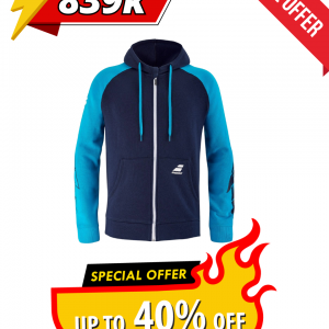 Áo tennis Babolat Drive Hood Jacket Men chính hãng (21121X4086) - Size: L