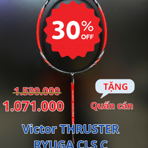 Vợt cầu lông Victor THRUSTER RYUGA CLS C chính hãng - Size: 4U