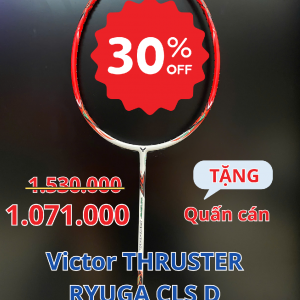 Vợt cầu lông Victor THRUSTER RYUGA CLS D chính hãng - Size: 4U