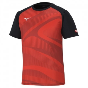 Áo cầu lông Mizuno VM1040 Nữ - Đỏ - Size: 2XL