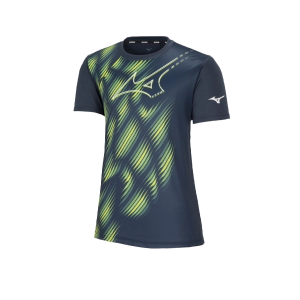 Áo cầu lông Mizuno VM1014 Nữ - Xám Đen Chuối - Size: 2XL