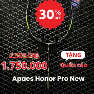 Vợt cầu lông Apacs Honor Pro Chính Hãng