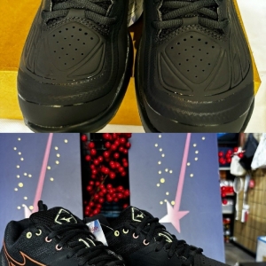 Giày cầu lông Mizuno Wave Fang - Đen cam chính hãng (71GA231325) - Size: 39