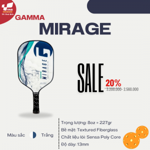 Vợt Pickleball Gamma Mirage chính hãng