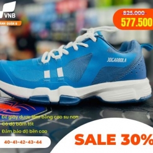 Giày Pickleball Jogarbola JG-220822 - Sky Blue/Navy chính hãng - Size: 42