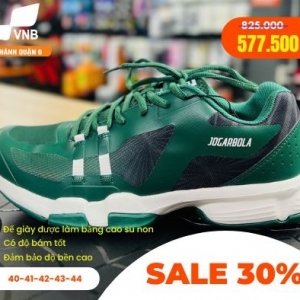 Giày Pickleball Jogarbola JG-220822 - Army Green Black chính hãng - Size: 40