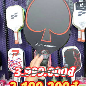 Vợt Pickleball Prokennex Kinetic Black ACE Pro - Black/red chính hãng