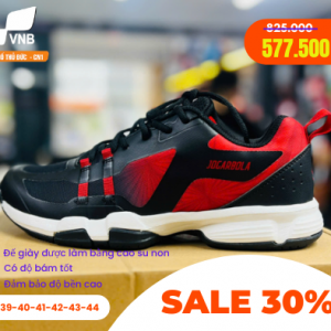 Giày Pickleball Jogarbola JG-220822 - Black Red chính hãng - Size: 40