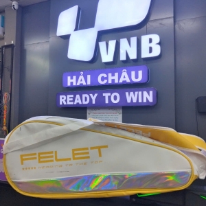 Túi Cầu Lông Felet Monogram Thermal Bag - Vàng Nhạt Chính Hãng