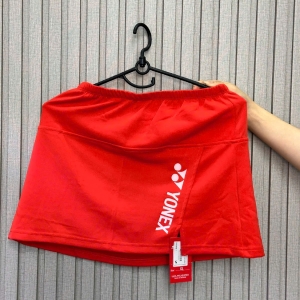 Váy cầu lông Yonex 01 - Đỏ trắng - Size: XL