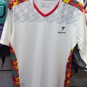 Áo Cầu Lông Flypower Agrapura Geni 02 Jersey White Chính Hãng - Size: S