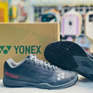 Giày Cầu Lông Yonex Aerus Z2 Wide 2024 - Dark Gray Chính Hãng - Size: 37.5