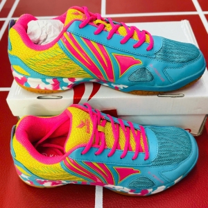 Giày cầu lông Kamito Coba - Xanh Hồng chính hãng - Size: 43