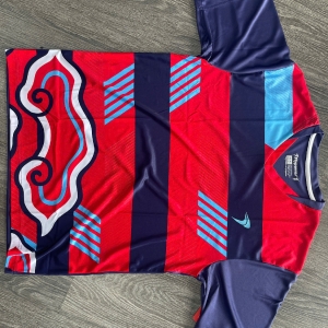 Áo cầu lông Flypower Mandalawangi 12 - Navy/Red chính hãng - Size: XL