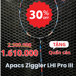 Vợt cầu lông Apacs Ziggler LHI Pro III chính hãng