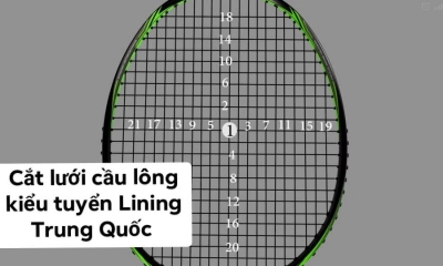 Hướng Dẫn Cách Cắt Lưới Vợt Cầu Lông Hiệu Quả Nhất
