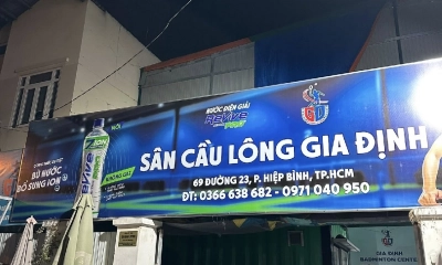 Tìm hiểu sân cầu lông Gia Định Thủ Đức chi tiết từ chất lượng đến các dịch vụ đi kèm