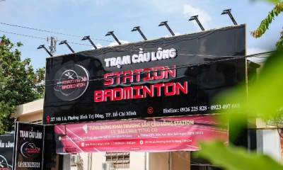 Review sân cầu lông Station Badminton - Cụm sân hiện đại, chất lượng tại Bình Tân