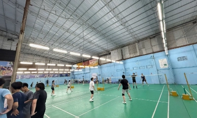 Khám phá sân cầu lông Titan TTC với hệ thống 8 sân trong nhà