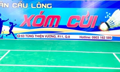 Review và trải nghiệm sân cầu lông Xóm Củi Quận 8