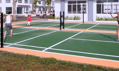 Thi công của một sân cầu lông ngoài trời như thế nào?