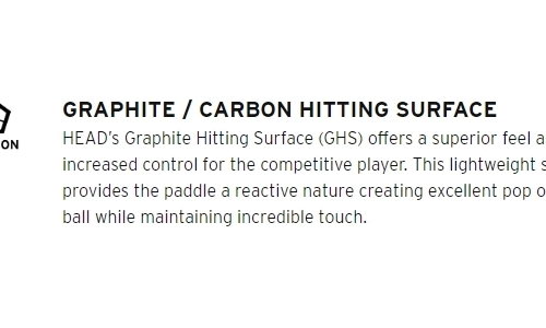 GRAPHITE / CARBON HITTING SURFACE