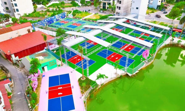 Khám phá sân Bom Pickleball BG đẹp, chất lượng và quy mô lớn tại Dĩnh Kế, TP. Bắc Giang