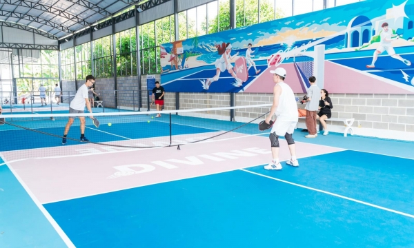 Khám phá sân Divine Pickleball đẹp và chất lượng tại TP. Long Khánh, tỉnh Đồng Nai