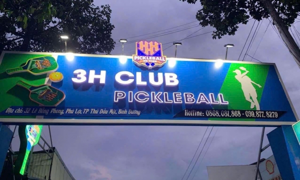 Khám phá sân Pickleball 3H chất lượng và uy tín tại TP. Thủ Dầu Một, tỉnh Bình Dương