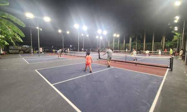 Review sân Pickleball Âu Lạc đẹp và chất lượng tại quận Tây Hồ, Hà Nội