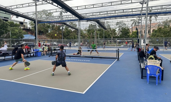 Review sân Pickleball Bạch Đằng đẹp và chất lượng tại Hải Phòng