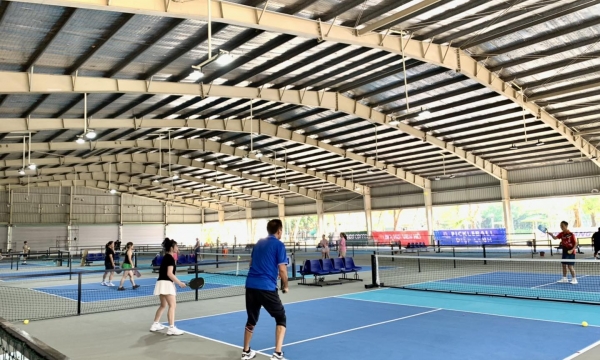 Khám phá sân Pickleball Diệp Linh đẹp, chất lượng và quy mô lớn tại huyện Đông Anh, Hà Nội