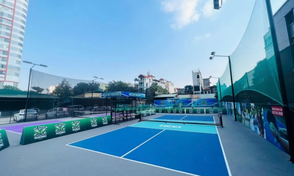 Khám phá sân Pickleball HCCI Stadium đẹp, uy tín và chất lượng tại quận Hoàng Mai, Hà Nội