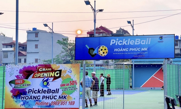 Khám phá sân Pickleball Hoàng Phúc chất lượng và uy tín tại TP. Đông Triều, Quảng Ninh