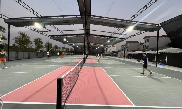 Khám phá sân Pickleball House đẹp, chất lượng và uy tín tại quận Long Biên, Hà Nội