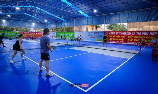 Review sân Pickleball Hùng Lâm chất lượng và uy tín tại phường Đông Thành, TP. Ninh Bình