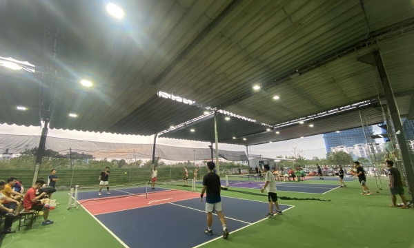 Khám phá sân Pickleball Ngọc Thuỵ đẹp, chất lượng và xịn xò tại quận Long Biên, Hà Nội