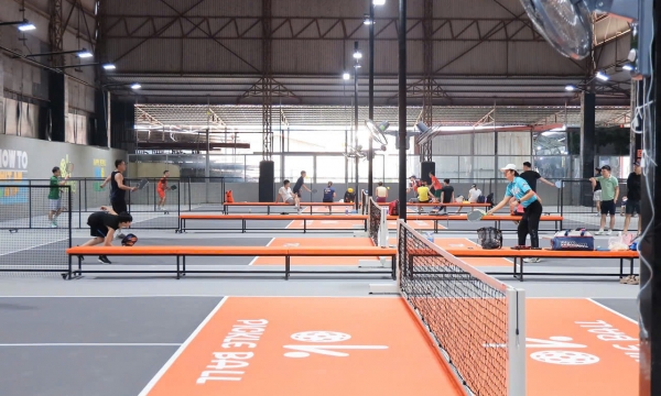 Review sân Pickleball OK đẹp và chất lượng tại thị xã Mỹ Hào, tỉnh Hưng Yên