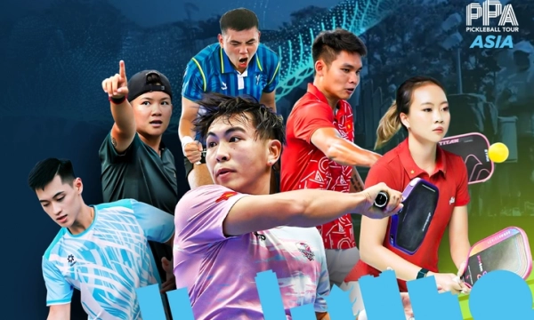 Bảng xếp hạng Pickleball Châu Á 2026 cập nhật mới nhất