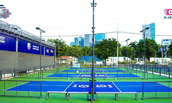 Review D-Joy Pickleball quận 7: Cụm sân Pickleball quy mô lớn tại Phú Mỹ Hưng