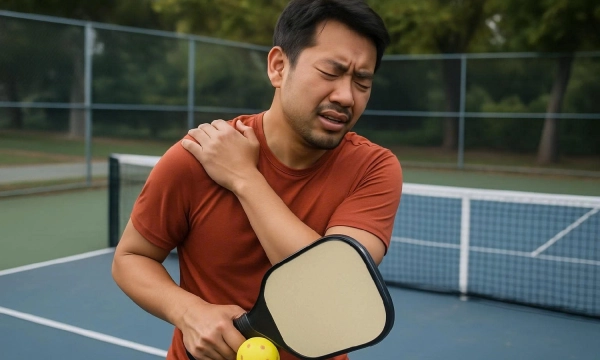 Đánh Pickleball bị đau vai phải làm sao? Tìm hiểu nguyên nhân và cách xử lý phòng tránh kịp thời